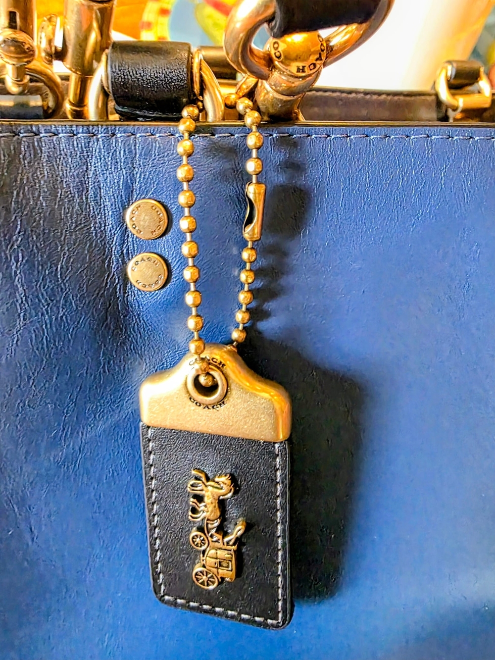 Rogue Bag In Colorblock With Rivets - Picture 8 of 16